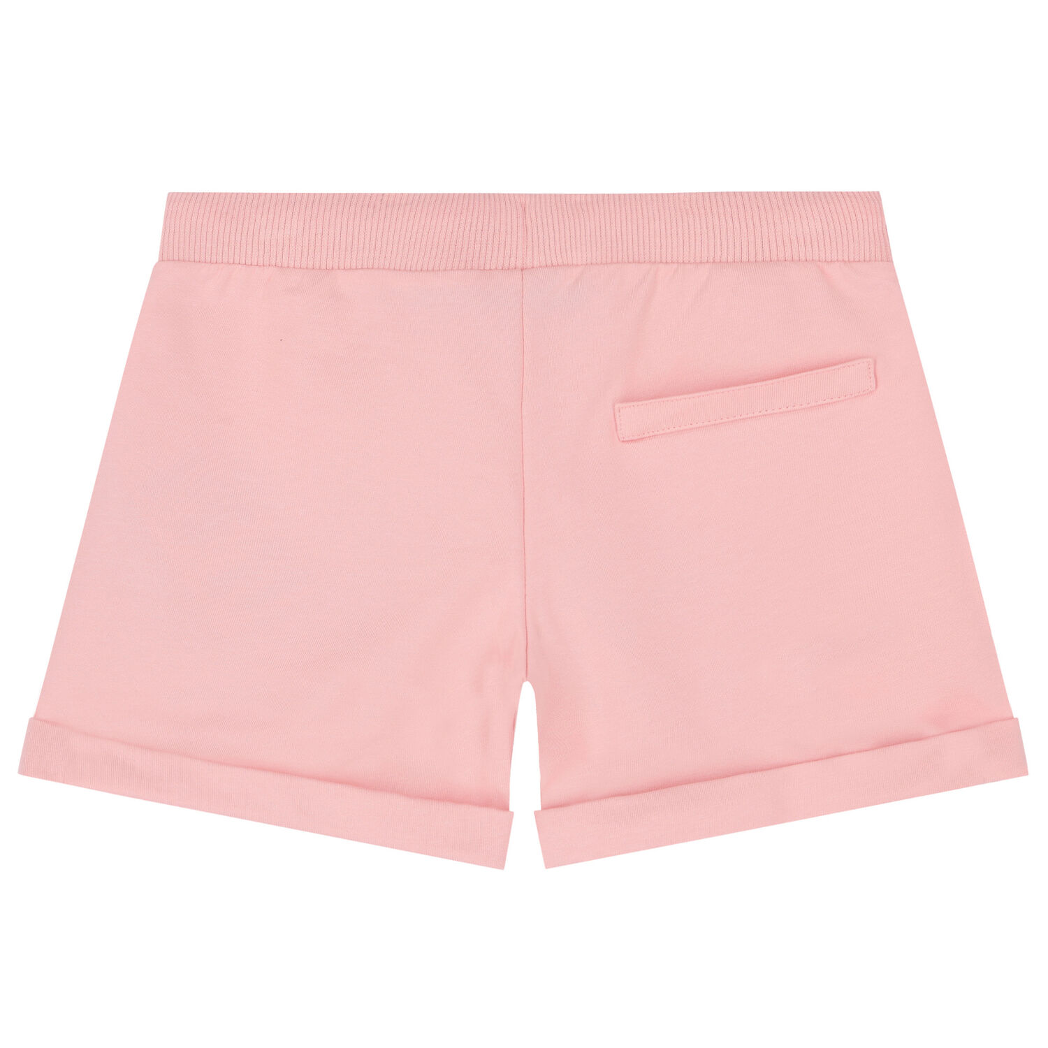 Girls Pink Teddy Logo Shorts, 2, hi-res image number null
