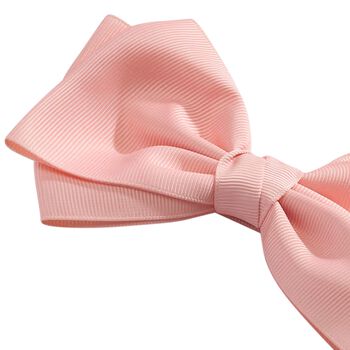 Girls Pink Bow Hairclip