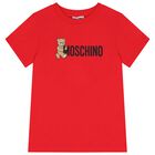 Red Teddy Bear Logo T-Shirt, 3, hi-res