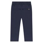 Younger Boys Navy Blue Trousers, 2, hi-res