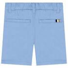 Younger Boys  Blue Chino Shorts, 2, hi-res