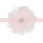 Girls Pink Tulle Flower Headband, 1, hi-res