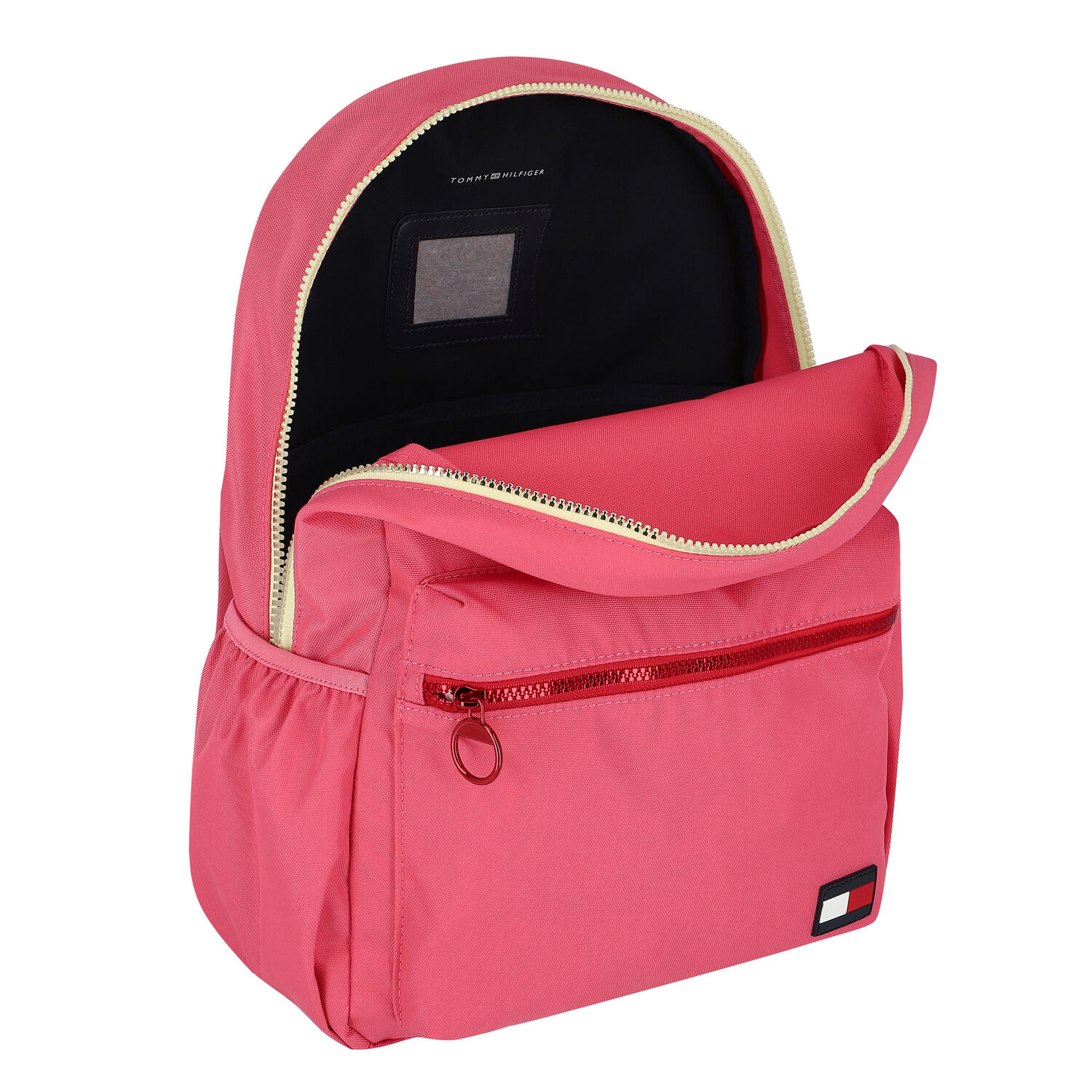 Girls Pink Logo Backpack, 1, hi-res