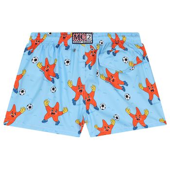 Boys Blue Starsfish Swim Shorts