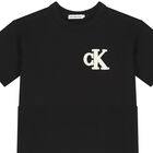 Boys Black Logo T-Shirt, 1, hi-res