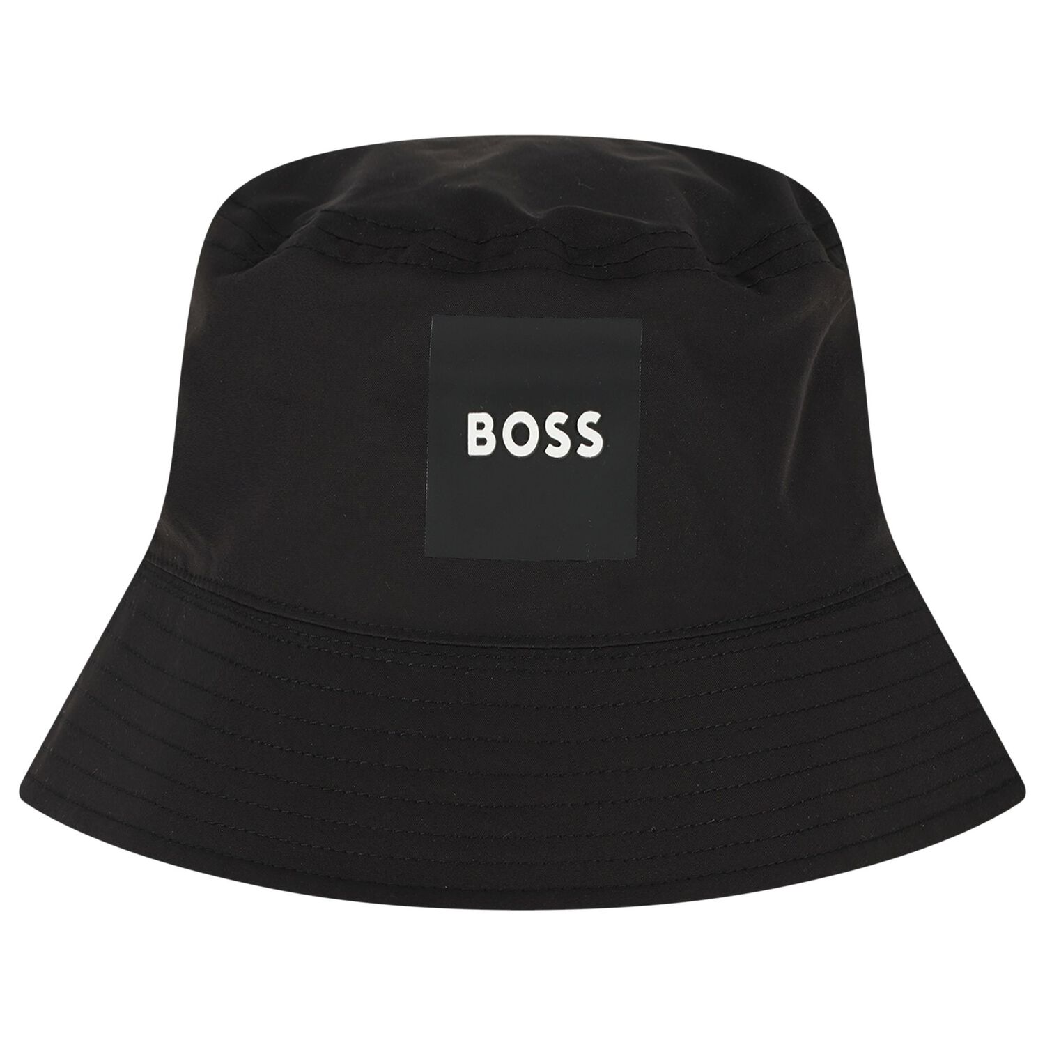 Boys Black Logo Reversible Hat, 1, hi-res