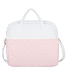 White & Pink Logo Baby Changing Bag, 2, hi-res