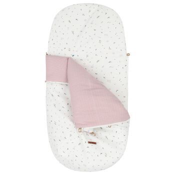 Baby Girls Ivory & Pink Floral Nest