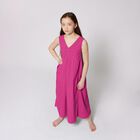 Girls Pink Sleeveless Dress, 2, hi-res