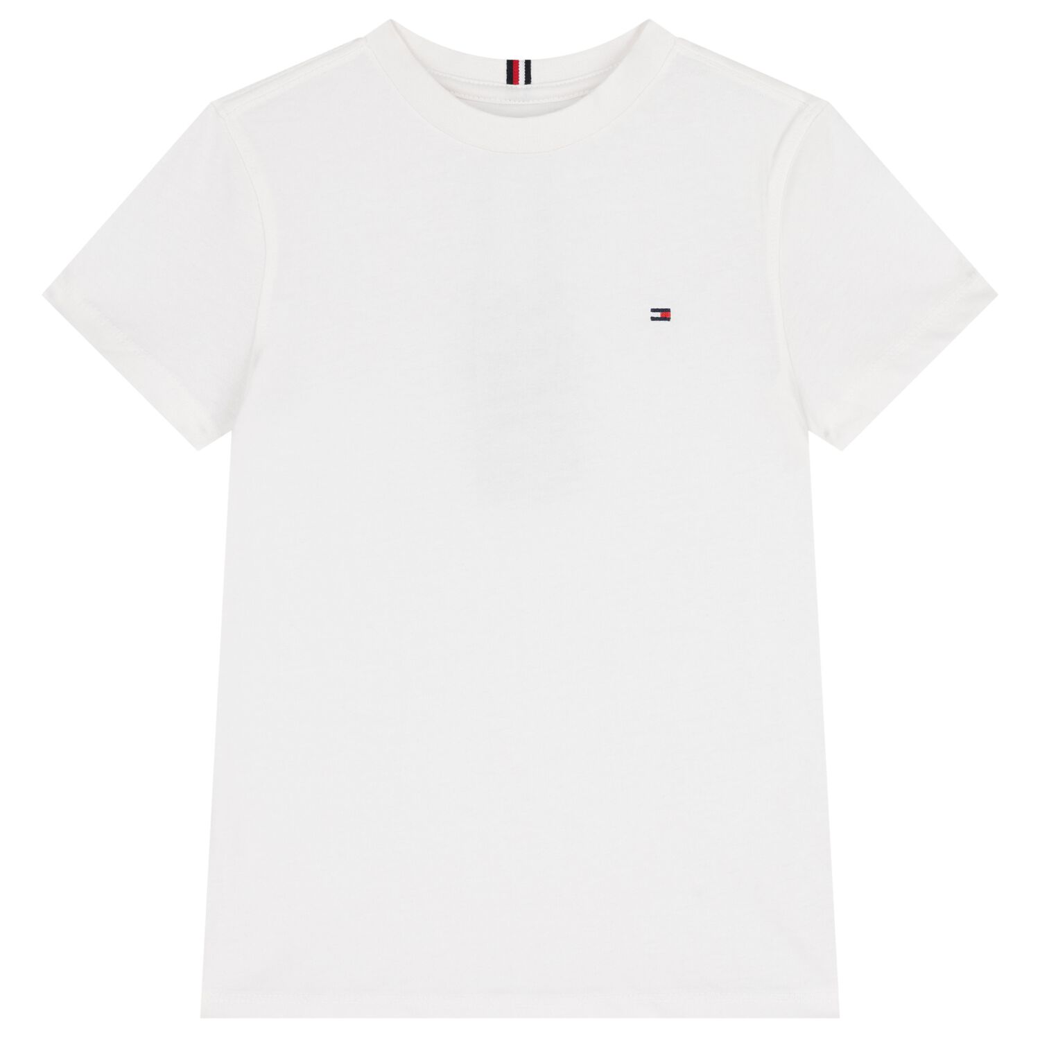 Boys White Logo T-Shirt, 3, hi-res