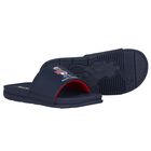 Boys Navy Blue Polo Bear Sliders, 1, hi-res
