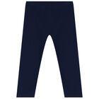 Younger Girls Ivory, Red & Navy Blue Leggings Set, 1, hi-res