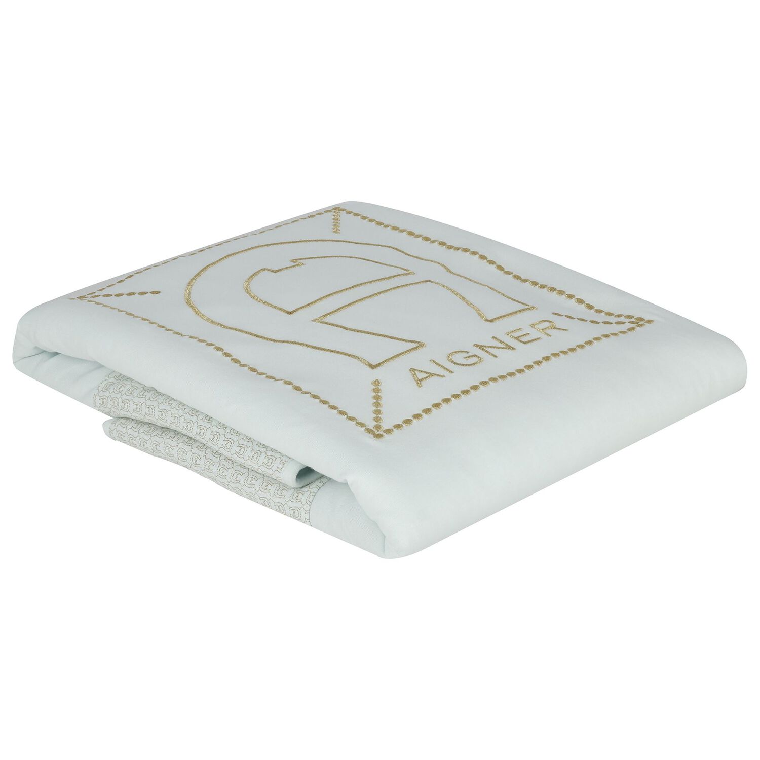 Baby Boys Blue Logo Blanket, 2, hi-res