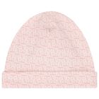 Baby Girls Pink Logo Babygrow Gift Set, 2, hi-res