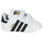 White Superstar Crib Pre Walker Shoes, 1, hi-res