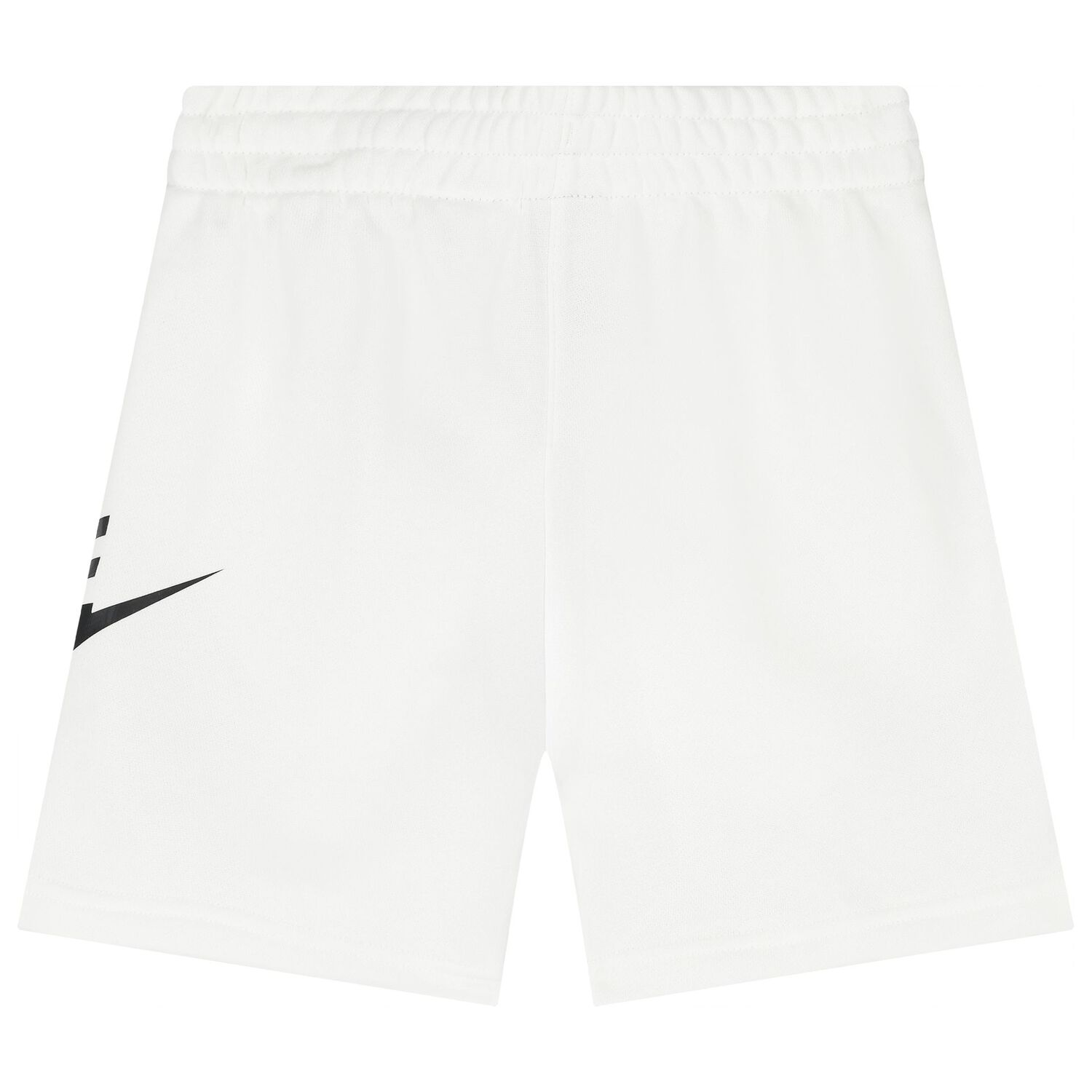 Boys White Jersey Shorts, 2, hi-res