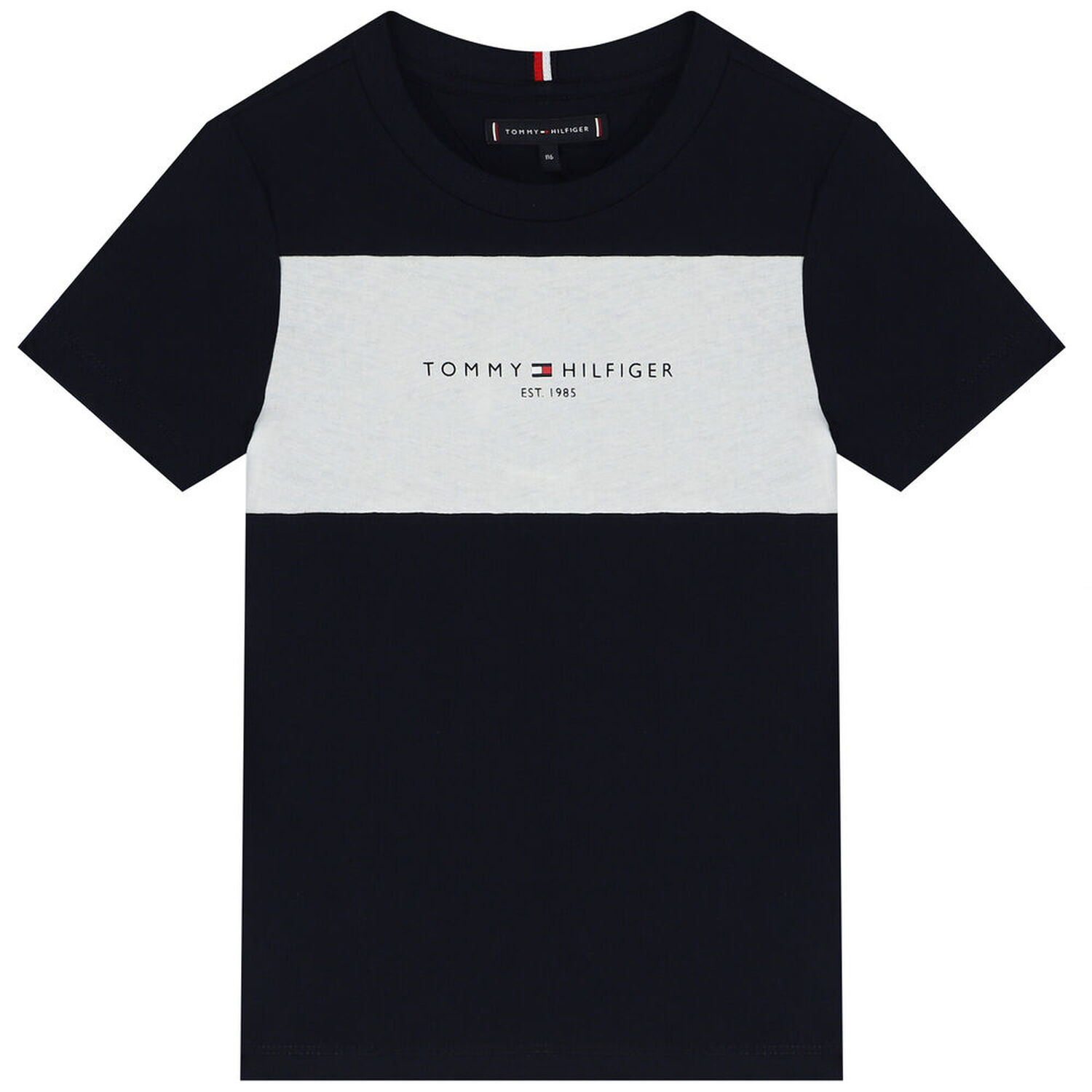 Boys Navy Blue Logo T-Shirt, 2, hi-res