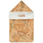 Beige & Ivory Geo Map Baby Nest, 2, hi-res