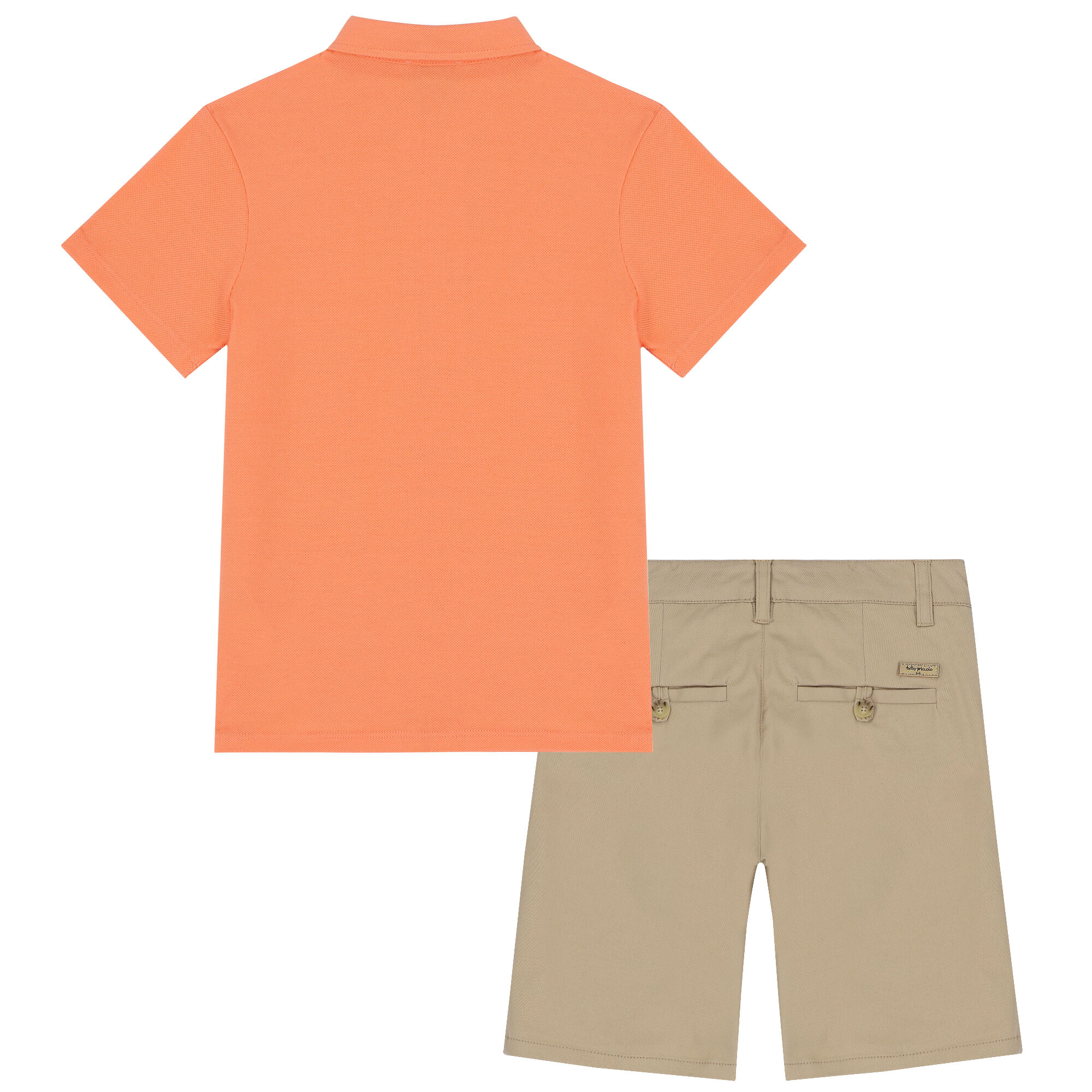 Orange khaki shorts hotsell
