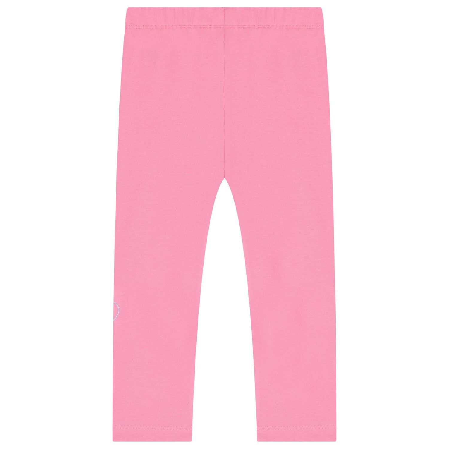 Girls White & Pink Cotton Leggings Set, 1, hi-res image number null