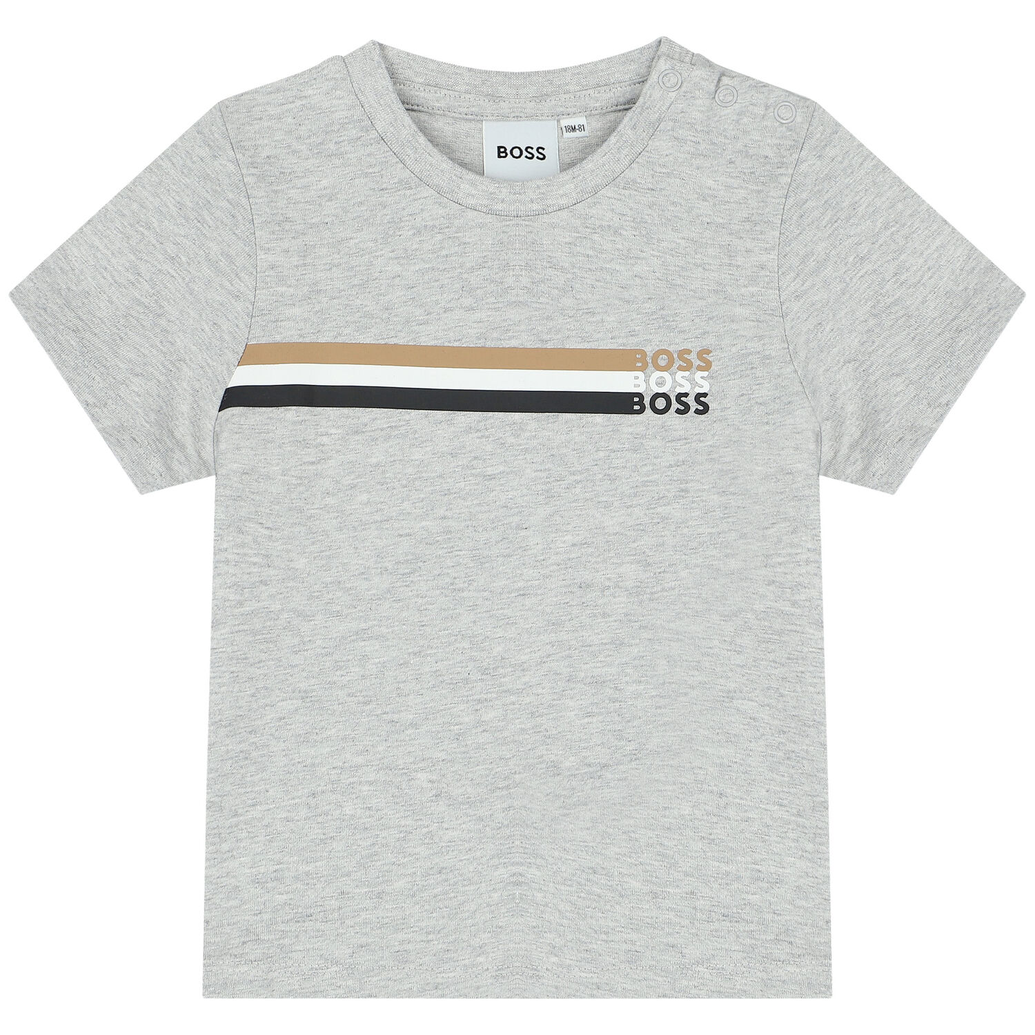 Younger Boys Grey & Black Shorts Set, 1, hi-res