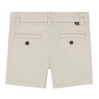 Younger Boys Grey Bermuda Shorts, 1, hi-res
