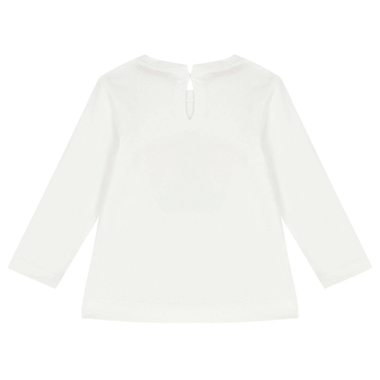 Younger Girls Ivory Disney Long Sleeve Top, 1, hi-res image number null