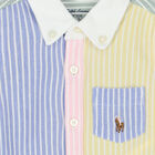 Baby Boys Multi-Colored Logo Polo Romper, 1, hi-res