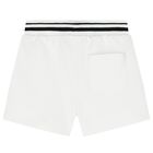 Boys Blue & White Ikonik Karl Shorts Set, 1, hi-res