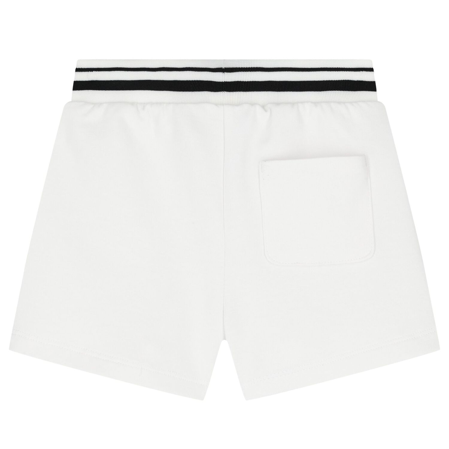 Boys Blue & White Ikonik Karl Shorts Set, 1, hi-res image number null