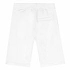 Boys White Logo Short, 1, hi-res