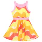 Girls Multi-Coloured Sleeveless Dress, 1, hi-res
