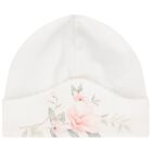 Baby Girls Ivory Floral Blanket Set, 1, hi-res