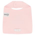 Baby Girls Pink Logo Bib, 2, hi-res