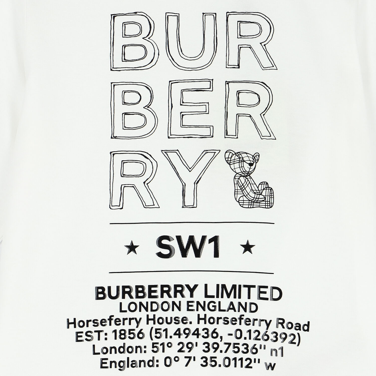 White Logo Cotton T-Shirt, 1, hi-res