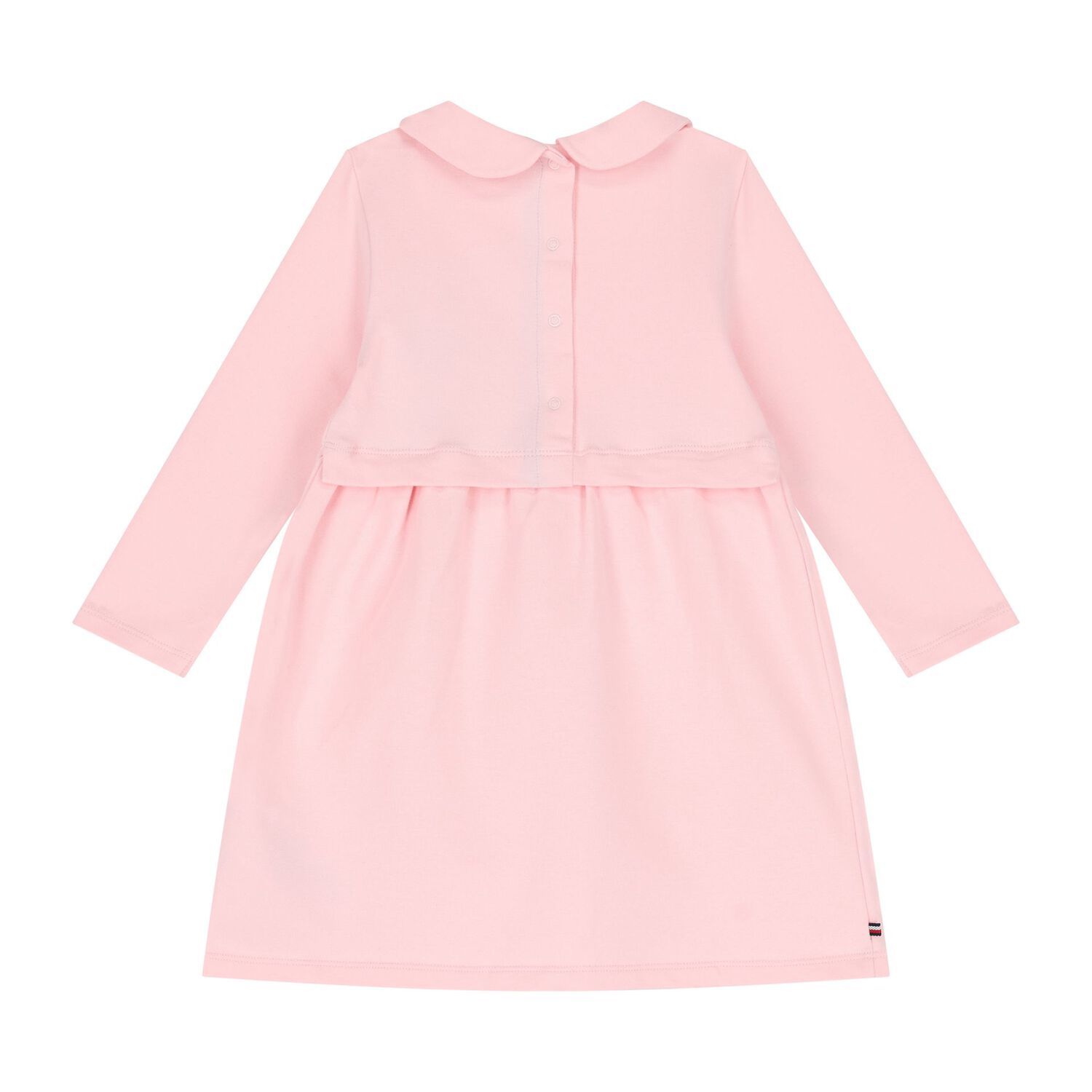 Younger Girls Pink Logo Dress, 2, hi-res