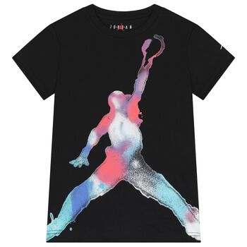 Boys Black Jordan Logo T-Shirt
