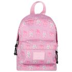 Younger Girls Pink Logo Teddy Backpack, 2, hi-res
