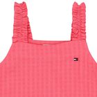 Girls Pink Sleeveless Logo Top, 1, hi-res