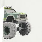 Boys Ivory & Green Shorts Set, 1, hi-res