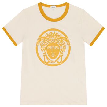 Ivory Medusa Logo T-Shirt