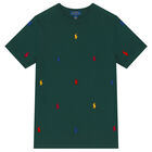 Boys Green Logo T-Shirt, 1, hi-res