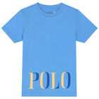 Boys Blue Logo T-Shirt, 2, hi-res