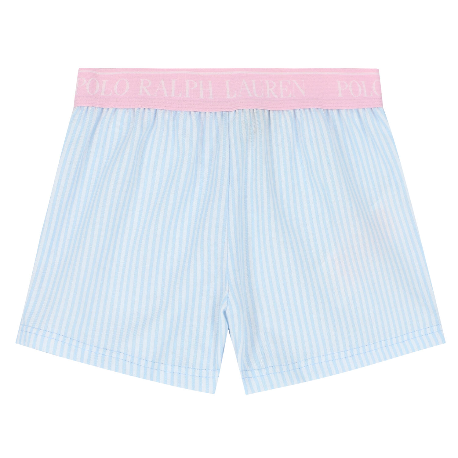 Girls White & Blue Polo Bear Pyjamas, 1, hi-res