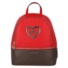 Girls Red Logo Backpack, 1, hi-res