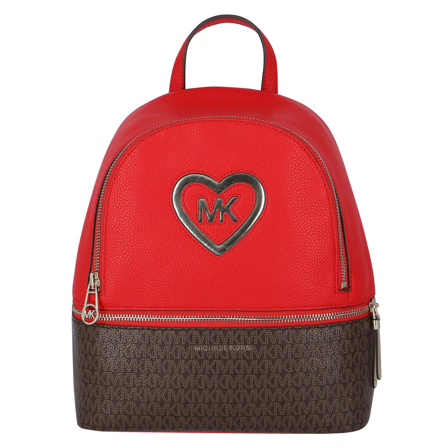 Girls Red Logo Backpack, 1, hi-res