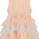Girls Pink Ruffled Tulle Dress, 1, hi-res