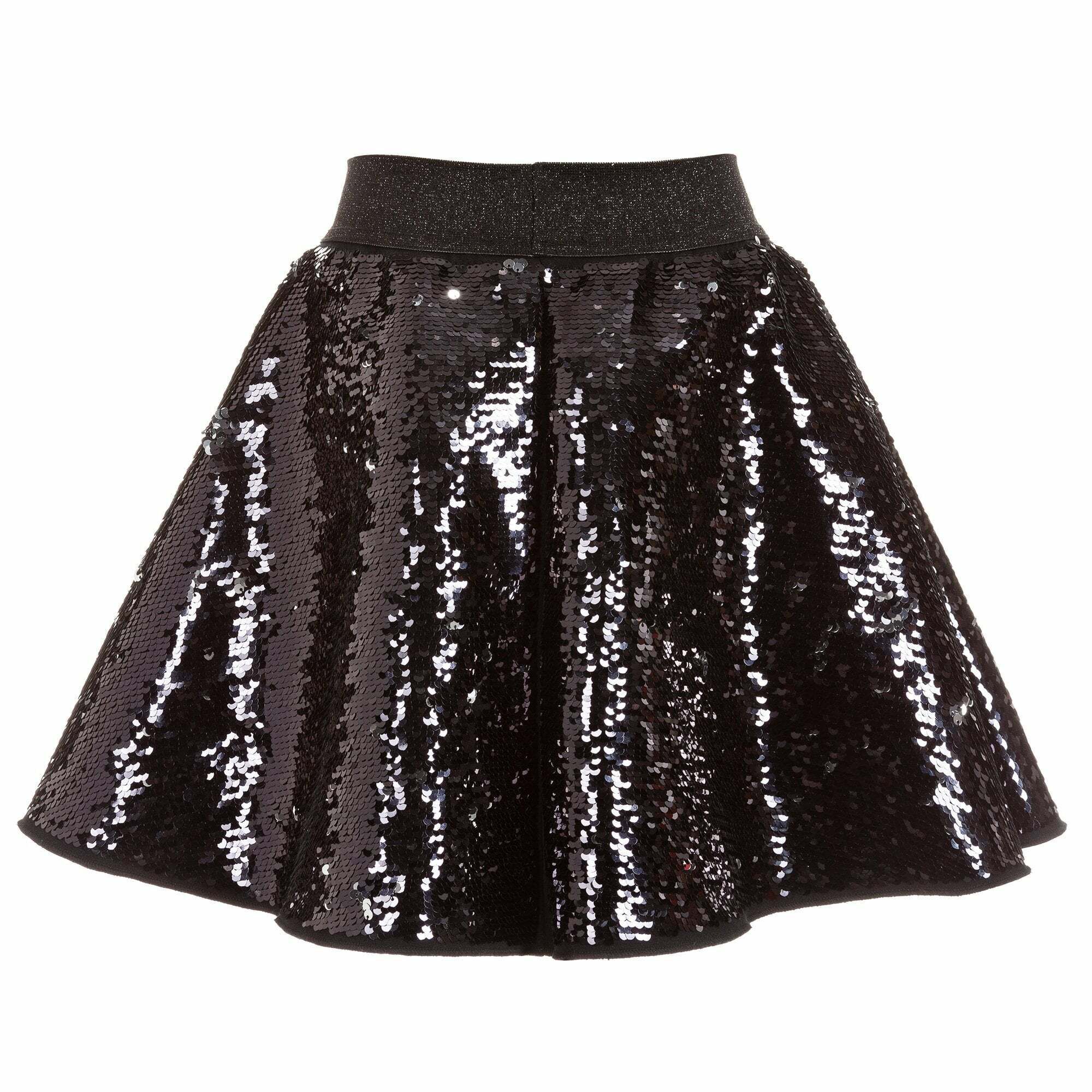 Black glitter skirt clearance