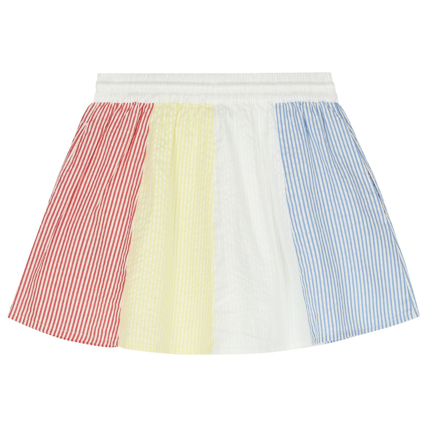 Girls Multi-Coloured Logo Skirt, 1, hi-res