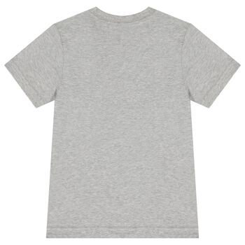 Boys Grey Logo T-Shirt